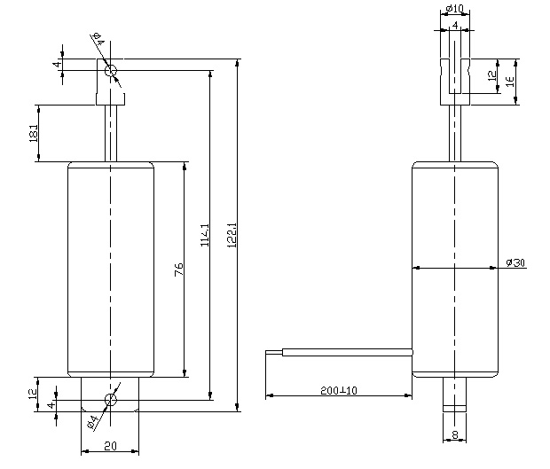 直流圆管拉动式联系我们尺寸图